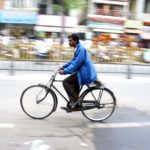 骑自行车通过迈索尔,印度