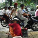 在越南胡志明市交通拥堵。阿卡什Mahajan / lecercle照片。