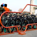 交换停车位自行车很多可以改变印度的城市